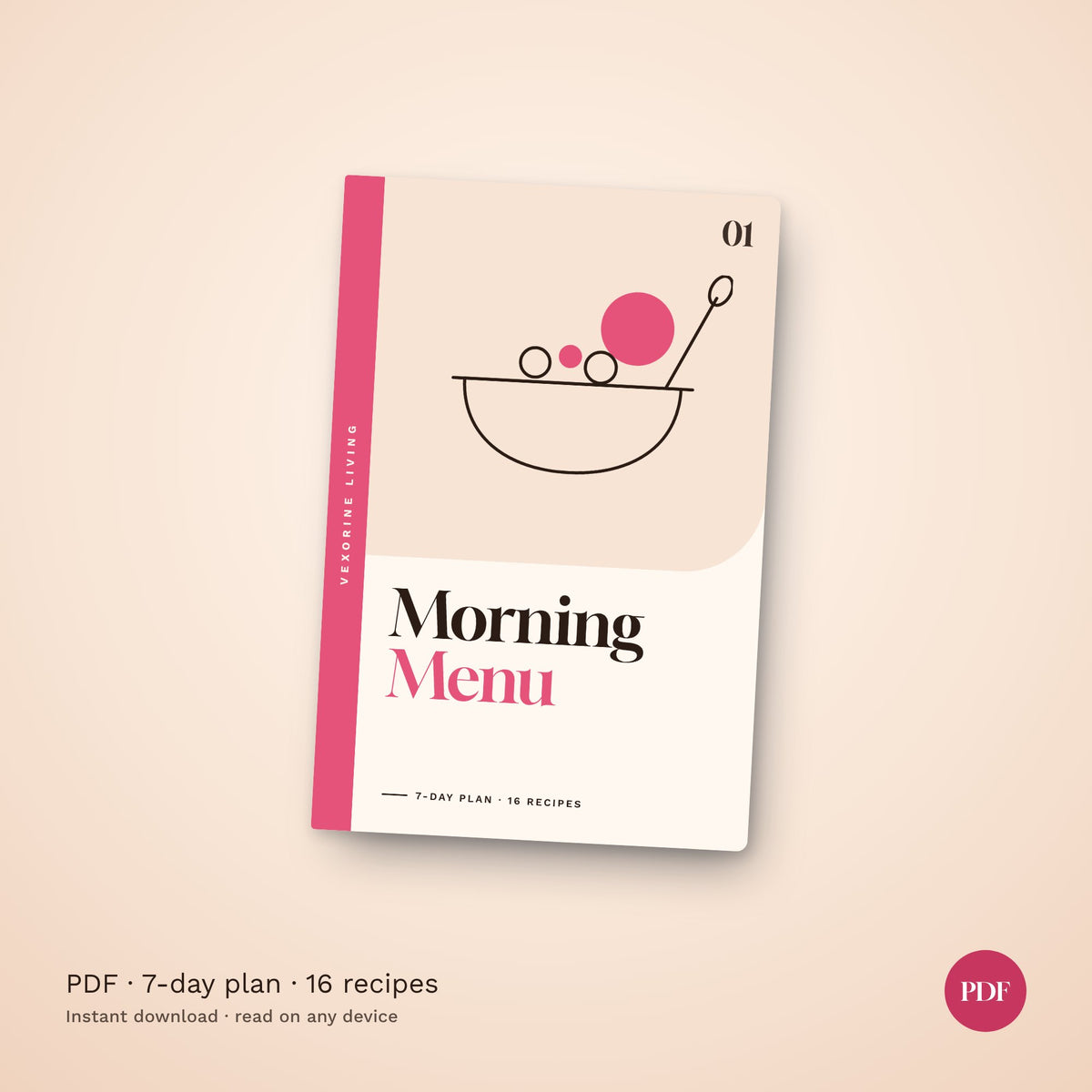 The Morning Menu: 7 Days of Café Breakfasts — digital PDF