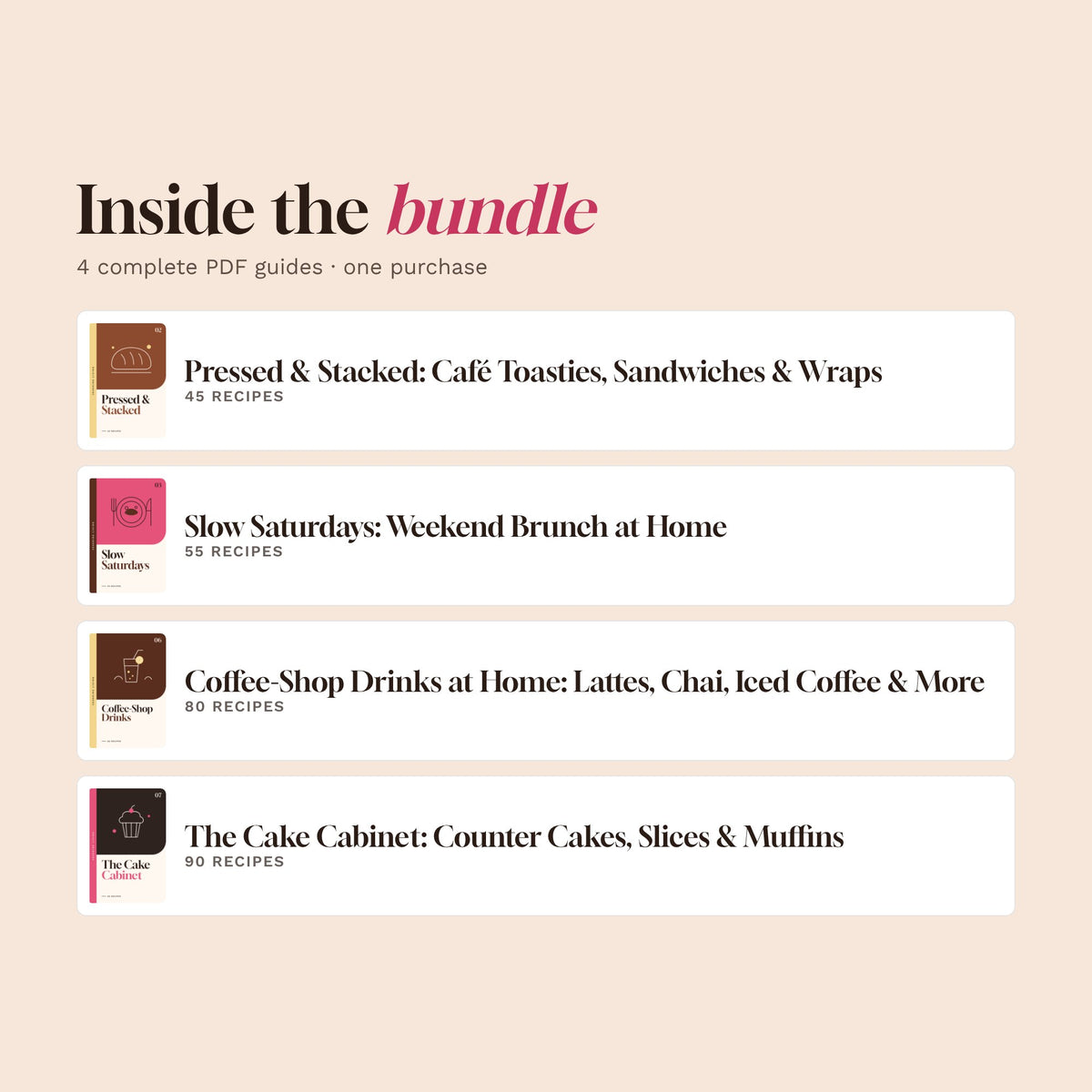 The Weekend Café Bundle — sample pages